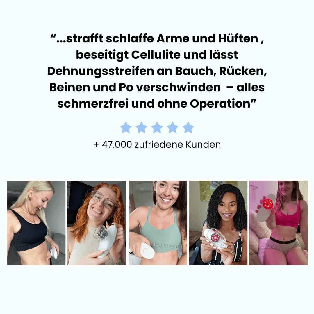 Sichtbar Straffere Haut an Bauch & Beinen mit Cellugone 3.0
